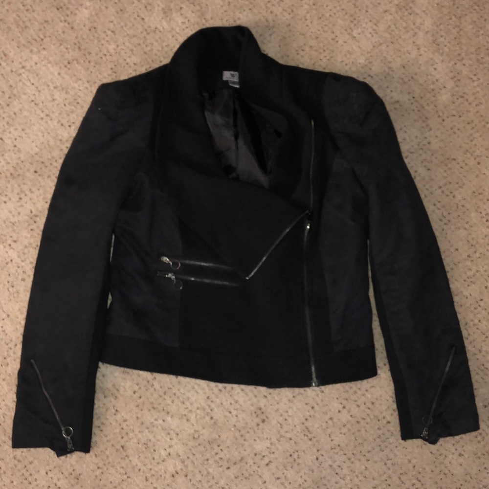 Suede Moto Jacket